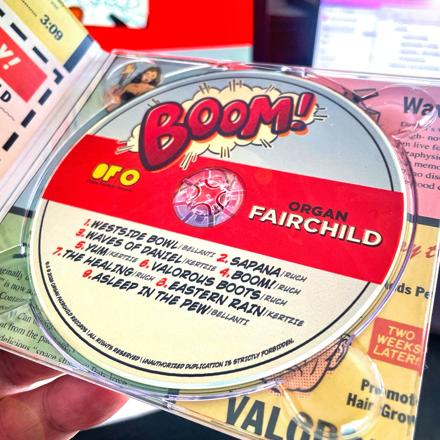 BOOM! CD - Organ Fairchild