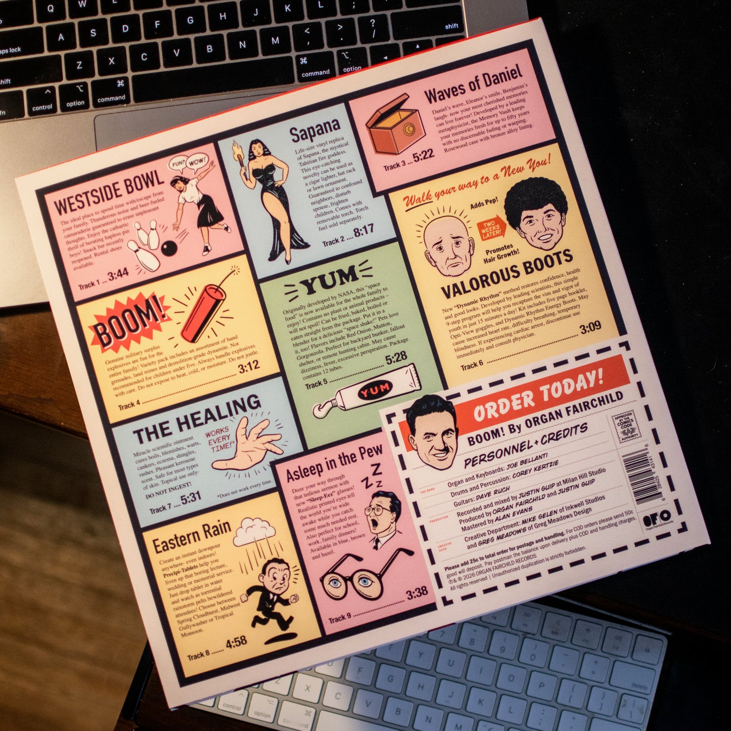 BOOM! LP on 180-Gram Vinyl - Organ Fairchild